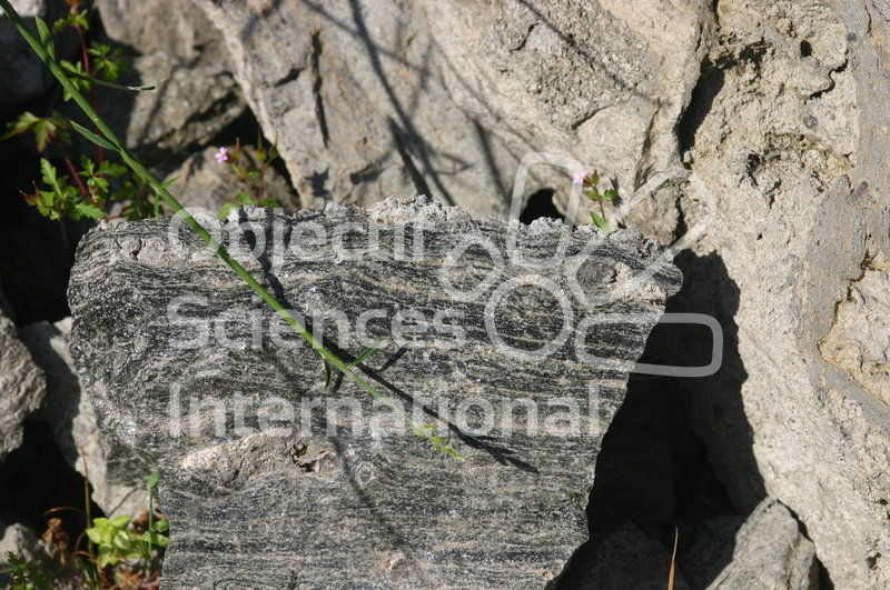 obsidienne ; pied du Vulcano 11 avril
